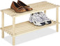 Whitmor 2 Tier Wood Household Shelves (6026-3562)