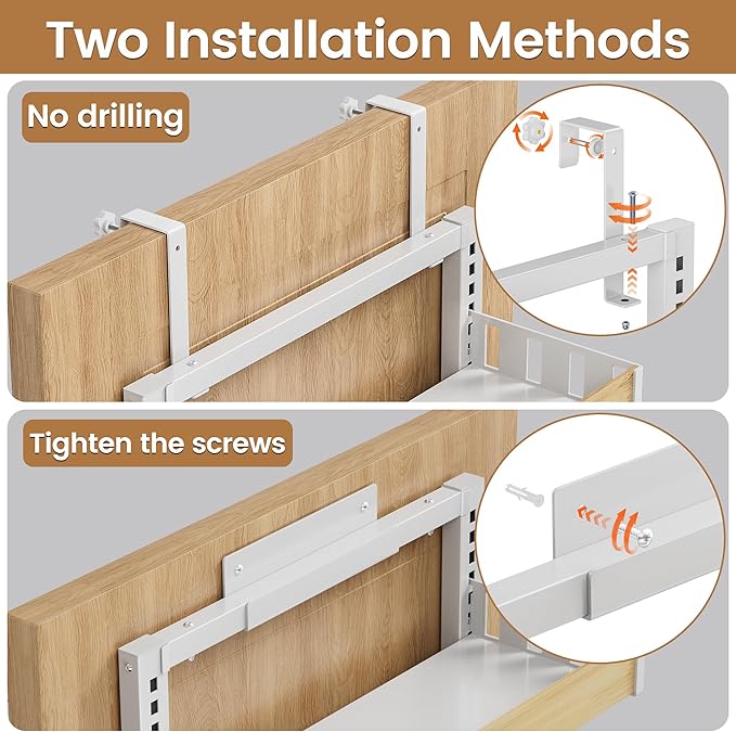 POKIPO 6 Tier Over The Door Pantry Organizer, 2-in-1 Door Hanging or Wall Mounted Spice Rack, Large Heavy Duty Pantry Door Storage Seasoning Shelves with Adjustable Basket for Kitchen Bathroom Closet