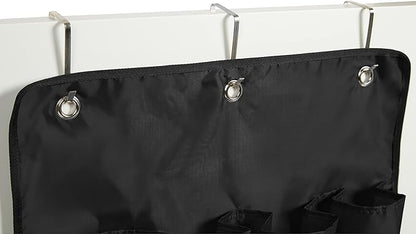 Covermates Keepsakes Over the Door Shoe Organizer – Heavy-Duty Hanging Footwear Storage with 20 Pockets and Stainless Steel Hooks – Space-Saving Closet & Bedroom Organization, Black