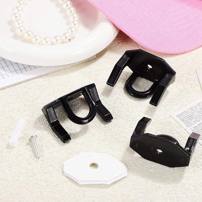 Kichvoe Hat Hangers for Wall, 16 Pcs Minimalist Hat Hooks Strong Hold Hat Hangers Hat Display for Wall Door Closet Office