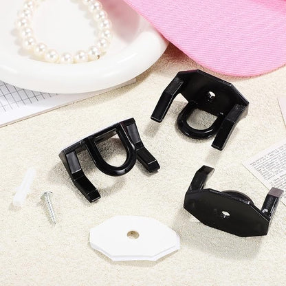 Kichvoe Hat Hangers for Wall, 16 Pcs Minimalist Hat Hooks Strong Hold Hat Hangers Hat Display for Wall Door Closet Office