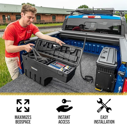 RealTruck UnderCover SwingCase Truck Bed Storage Box | SC201D | Fits 1999 - 2014 Ford F-150 Drivers Side