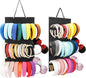 Hanging Headband Holder For Girls,Felt Headband Organizer Headband Storage Holder Organizer For Headband (Without Headbands) (Black)