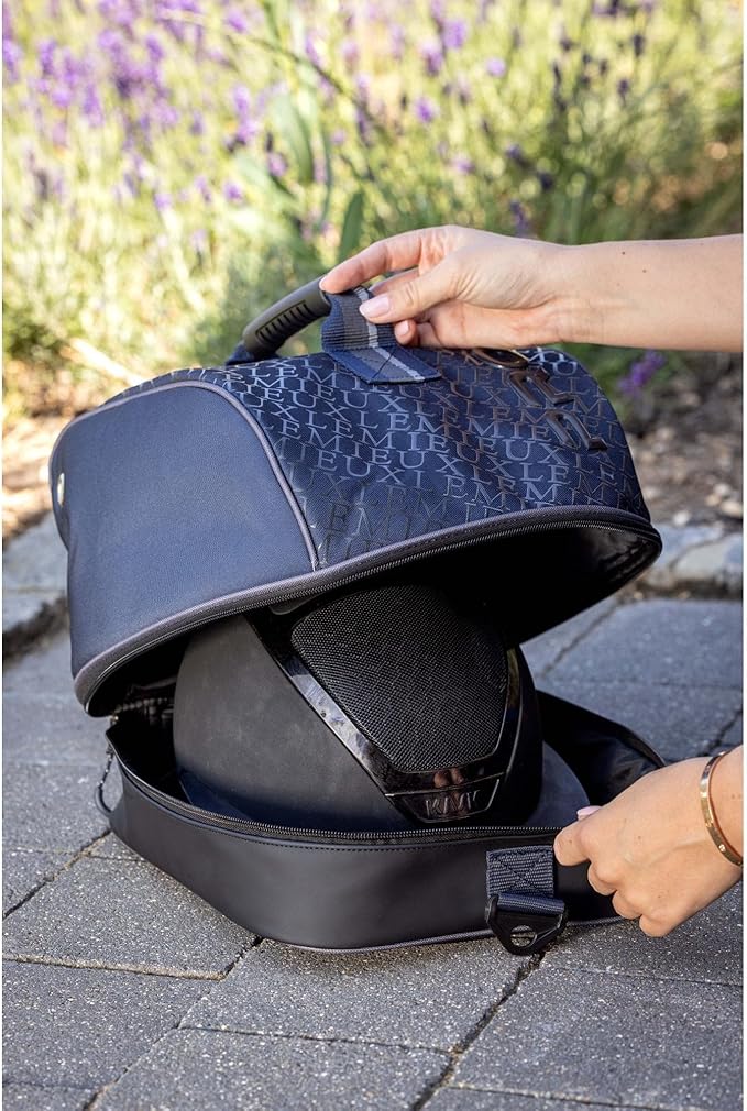 LeMieux Elite Pro Hat Box Navy - Waterproof - Horseback Riding