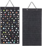 PACMAXI Hanging Brooch Pin Organizer, Display Pins Storage Case, Brooch Collection Storage Holder, Holds Up to 96 Pins.(Not Include Any Accessories) (M-170 Slots, Dark gray, Medium)