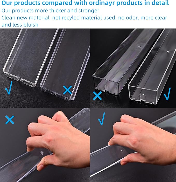 Pero Pero Nail Polish Organizer Acrylic Display Rack for Nail Polish Holder Sunglasses Organizer Essential Oils Holder Clear Eyeglasses Display Case Makeup Organizer