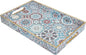 Spsyrine Bathroom Vanity Tray with Handles for Dresser Tops, Countertop, Perfume Decorative Tray, 11.8” * 7.87” *1.37” C2