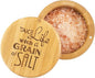 Totally Bamboo Salt Cellar Bamboo Storage Box with Magnetic Swivel Lid, 6 Ounce Capacity, "Take Life with a Grain of Salt" Engraved on Lid