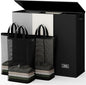 SOLEDI Laundry Hamper 3 section with lid and 3 Pcs Bag, Large Hamper 3 compartment 180L, Laundry Basket Laundry sorter Clothes hamper for Laundryroom Bedroom Blanket Storage Organizer