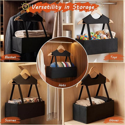 Hat Storage for Baseball Caps，Hat Storage Boxes for Hanging Hold 10 Caps,Hat Storage Organizer Box for Space Saving