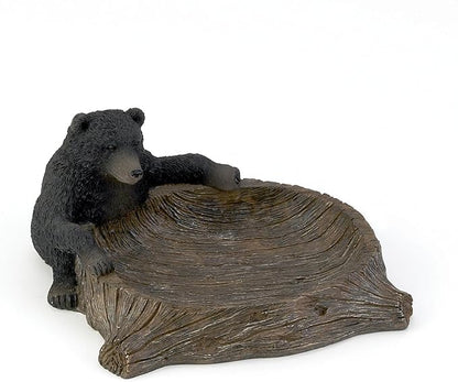 Avanti Linens - Soap Dish, Countertop Accessories, Lodge Inspired Bathroom Decor (Black Bear Lodge Collection)