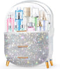 Ptesly Teen Girls Gift Makeup Organizer, Skincare & Jewelry Storage, Cosmetics Display Case, Makeup Holder, Bathroom Organizer (Bling Rhinestone)