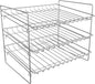 Lavish Home Canned Food Organizer, Chrome Plated Iron, Holds up to 36 Cans