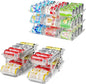 Jsyrjing Can Organizer for Pantry and 2 Pack Adjustable Width Soda Can Dispense for Refrigerator