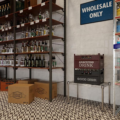 14" Deep x 24" Wide x 14" Height Wire Shelving Kit | 1-Tier | NSF Commercial Storage Rack Unit