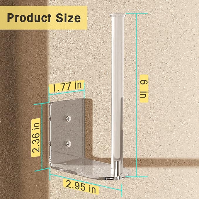 Durmmur 2 Pack Hat Racks for Baseball Caps, Acrylic Hat Organizer, Hat Hooks for Wall, Hat Holder Storage Organizer, Hat Hanger Strong Adhesive/Wall Drilled for Door, Bedroom, Closet(Clear 6 in)