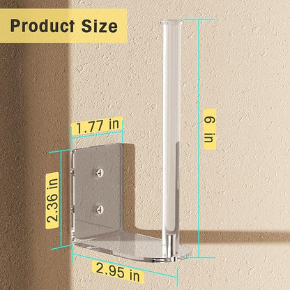 Durmmur 2 Pack Hat Racks for Baseball Caps, Acrylic Hat Organizer, Hat Hooks for Wall, Hat Holder Storage Organizer, Hat Hanger Strong Adhesive/Wall Drilled for Door, Bedroom, Closet(Clear 6 in)