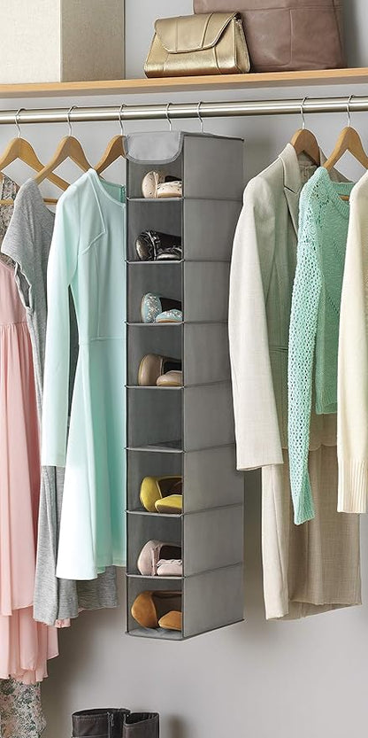 Whitmor Hanging Shoe Shelves Closet Organizer (30 Section) and (8 Section)