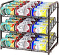 3 Tier Stackable Can Rack Organizer,for food storage,kitchen cabinets or countertops,Storage for 36 cans,Bronze