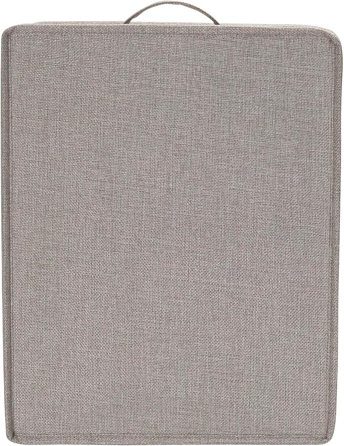 Household Essentials Large Fabric Storage Bins 2 Pack, Gray