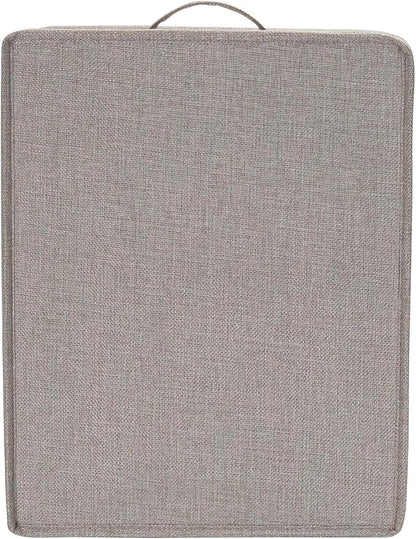 Household Essentials Large Fabric Storage Bins 2 Pack, Gray