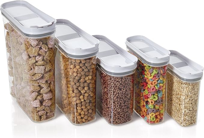 Copco Cereal Storage Container, 4.75-Quart, Clear
