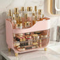 Makeup Organizer for Vanity with Large Smooth Drawers Extra Large Skincare Organizer for Bathroom Countertop and Dresser, Crystal Clear Cosmetic Storage Display Case for Beauty Products