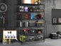 78" Storage Shelves Heavy Duty Shelving Loads 1000/6000Lbs, 6 Tier Metal Shelving Storage Utility Shelf Rack, Wide Garage Shelving, Adjustable Garage Storage Shelves for Garage Basement Warehouse