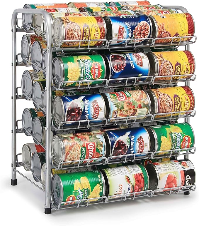 Can Organizer for Pantry, Can Rack Can Storage Dispenser for Canned Food (5 tiers)