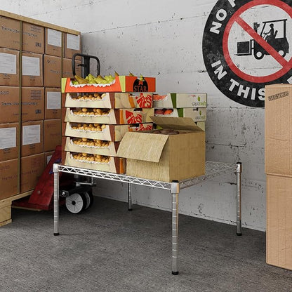 24" Deep x 30" Wide x 14" Height Wire Shelving Kit | 1-Tier | NSF Commercial Storage Rack Unit