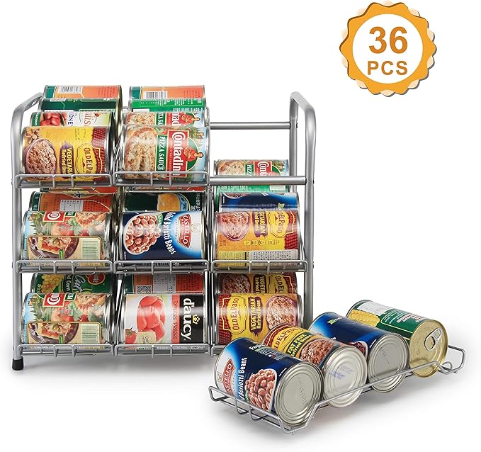 Can Organizer for Pantry, Can Rack Can Storage Dispenser for Canned Food (3 tiers)