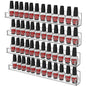 Cq acrylic Nail Polish Shelf for Wall,15 Inch 4 Pack Hanging Clear Nail Polish Wall Organizer Shelves for Nail Salon Wall Essential Oil Shelf,Gel Fingernail Polish Holder and Tattoo Studio Decor Paint