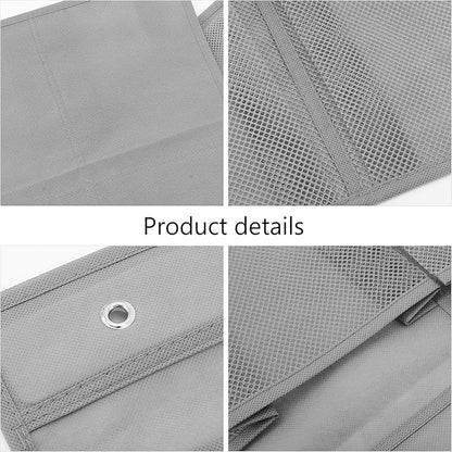 SUPVOX Wall Mounted Shoe Organizer with 6 Mesh Pockets Narrow Over-the-door Shoe Rack Storage Bag Set with Space-saving Closet and Dorm Solution