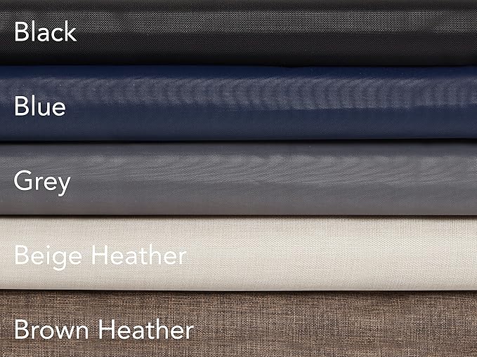 Covermates Over the Door Shoe Organizer - Heavy Duty Material, Stainless Steel Hooks, Grommets - Closet Storage, Brown Heather