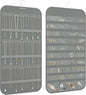 Hanging Jewelry Organizer Storage, 40 Pockets 36 Hooks Necklace Earring Necklace Bracelet Ring Organizer, Double - Sided Design, Grey