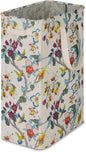 efluky Slim Laundry Basket, Narrow Laundry Hamper with Handles, Collapsible Dirty Clothes Hamper, Tall Laundry Bin for Laundry Room, Dorm and Bedroom, 19.8 Gallon (75L) Floral