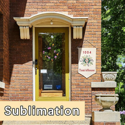 5 PCS Canvas Banners Wall Hanging Brooch Jewelry Storage Case Stand Enamel Pin Display, Sublimation blank Banner,Holder Earrings Necklace Pin Collection Organizer