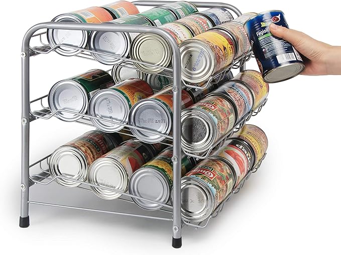 Can Organizer for Pantry, Can Rack Can Storage Dispenser for Canned Food (3 tiers)
