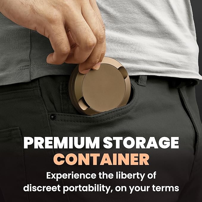 Premium Aluminum Pouch Organizer with Dual Compartment | Waterproof Secure Seal | Compact & Pocket-Friendly | Slim & Lightweight Modern Design for Everyday Use