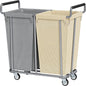 Gewudraw Large laundry hamper with Wheels, 2 Bag 360L Big Rolling Laundry Basket Sorter Cart, Extra Large Laundry Clothes Hamper, Heavy Duty Laundry Basket Organizer for Laundry Room,Bathroom
