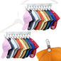 Perfect Curve Baseball Cap Hanger Hat Rack - Store 20 Caps with Clips, Silicone & Metal, White, 2-Pack