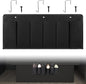 RVZONE RV Shoe Pockets 6 Large Pockets Heavy Hanging Bedside Storage Organizer with Sturdy Hooks for Shoes, Toys and Tools