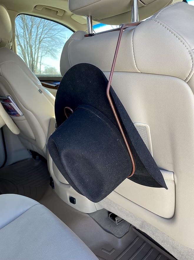 Cowboy Hat Holder for Truck/SUV Made in the USA (Rust)