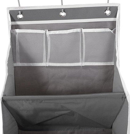 Over the Door Shoe Organizer, 8 Tier Hanging Shoe Rack with Large Pockets, Shoes Storage Rack Closet Shoes Holder for Sneakers Boots Heels Wall Dorm
