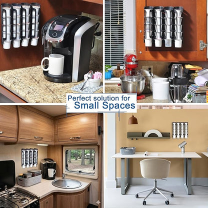 STORAGENIE K Cup Holders, Coffee Pod Holders for Keurig, Kcup Holders, Space Saving K pod Storage | Organizer, Perfect for Counters Small Space