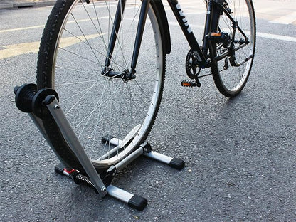 MaxxHaul Foldable Floor Bike Stand Fits 20"-29" Sports Bicycles
