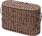 GRANNY SAYS Toilet Paper Storage Basket with Lid, Woven Toilet Paper Holder, Waterproof Bathroom Organizers and Storage, Wicker Basket for Bathroom Storage, Brown