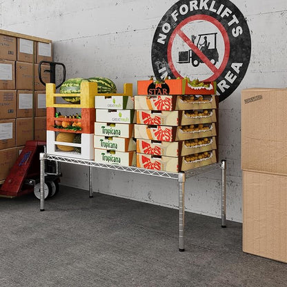 18" Deep x 42" Wide x 14" Height Wire Shelving Kit | 1-Tier | NSF Commercial Storage Rack Unit