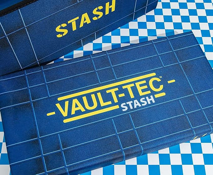 Fallout 76 Vault-Tec Fabric Storage Bin | Cube Organizer For Cabinet, Closet | 24 x 12 Inches