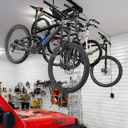PROSLAT Garage Gator Compact 4 Bike Lift 220LB, (68224)